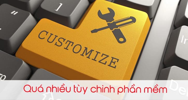 qua nhieu tuy chinh phan mem