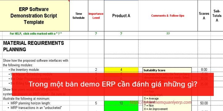 tieu chi danh gia ban demo erp